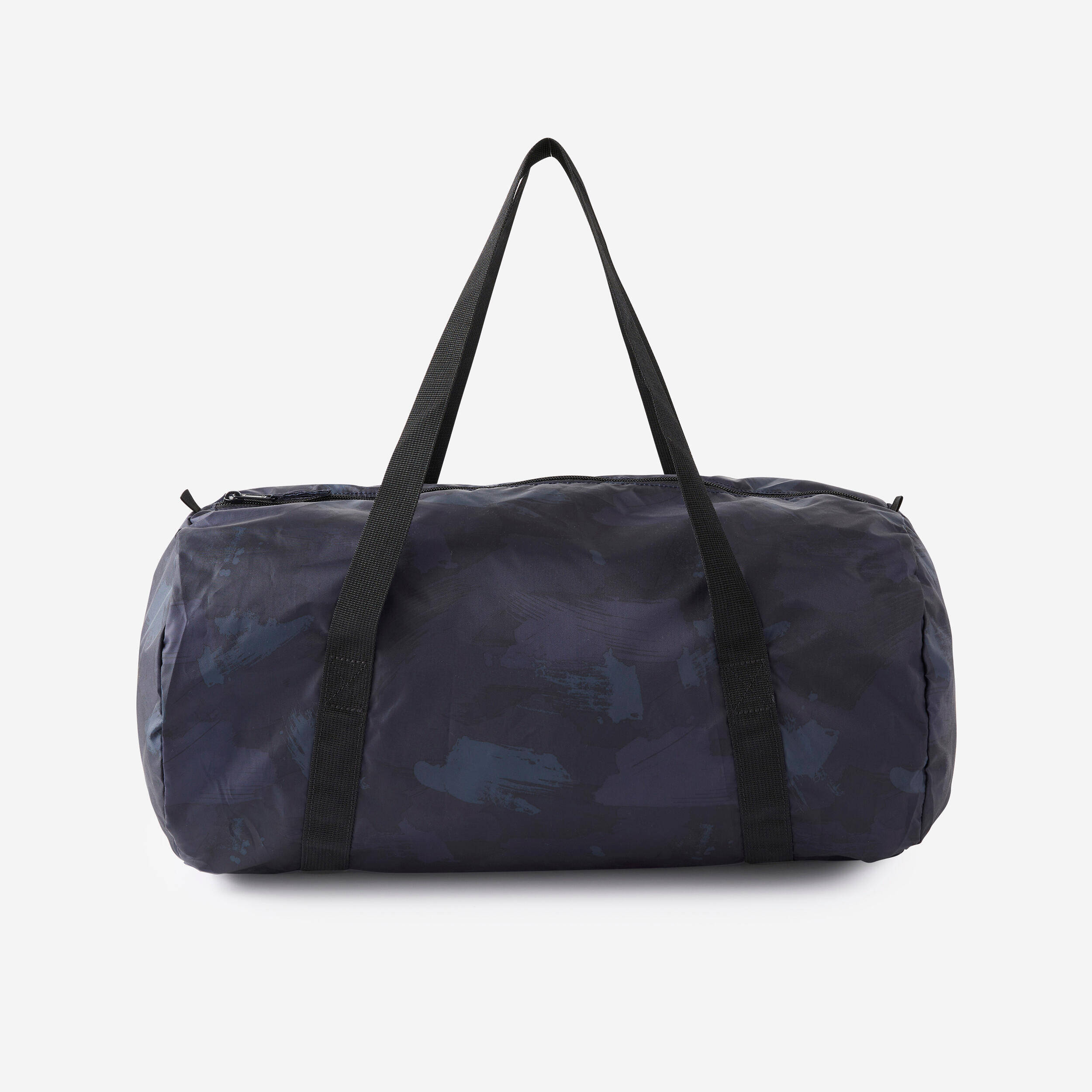 Gym Duffel Bag, Multiple Compartments, Foldable, 30L Capacity - Navy Blue -  4