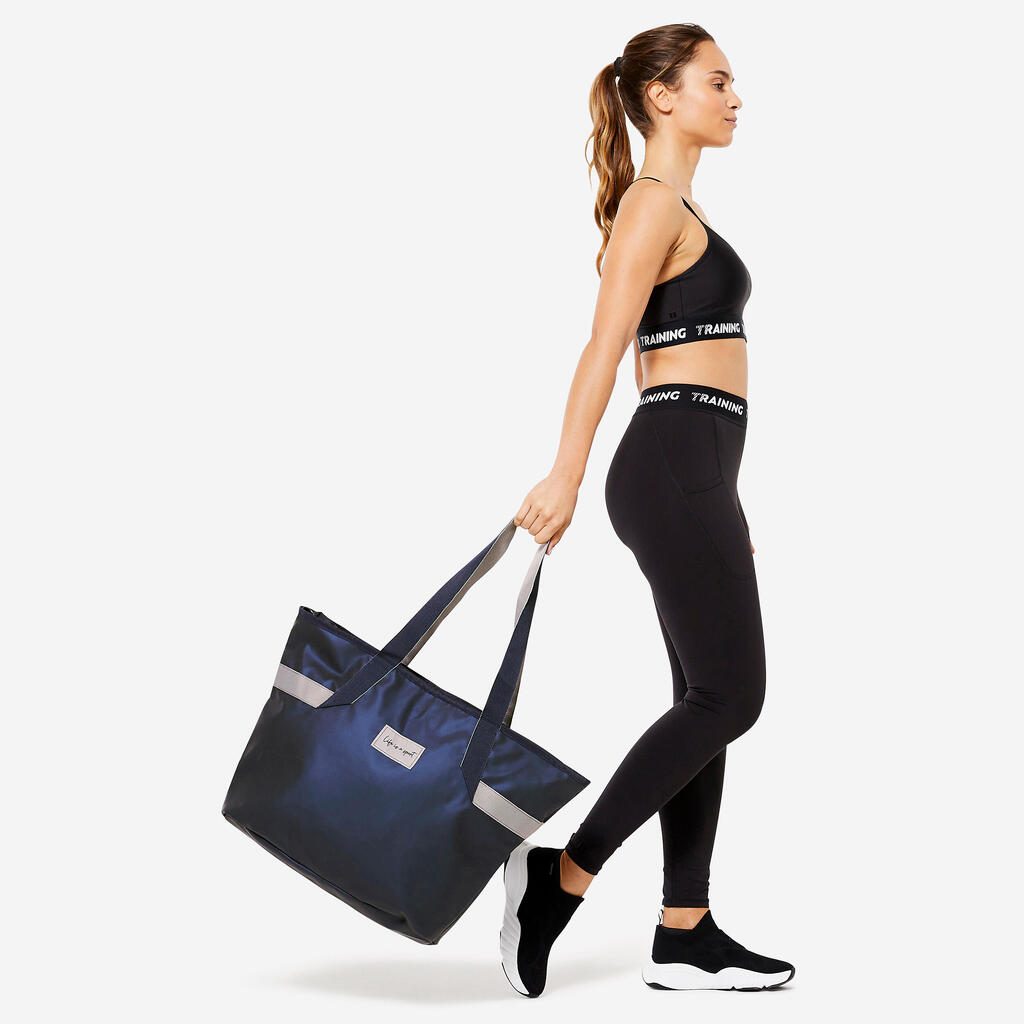 BOLSA DEPORTIVA AZUL MARINO 25 L BOLSILLOS