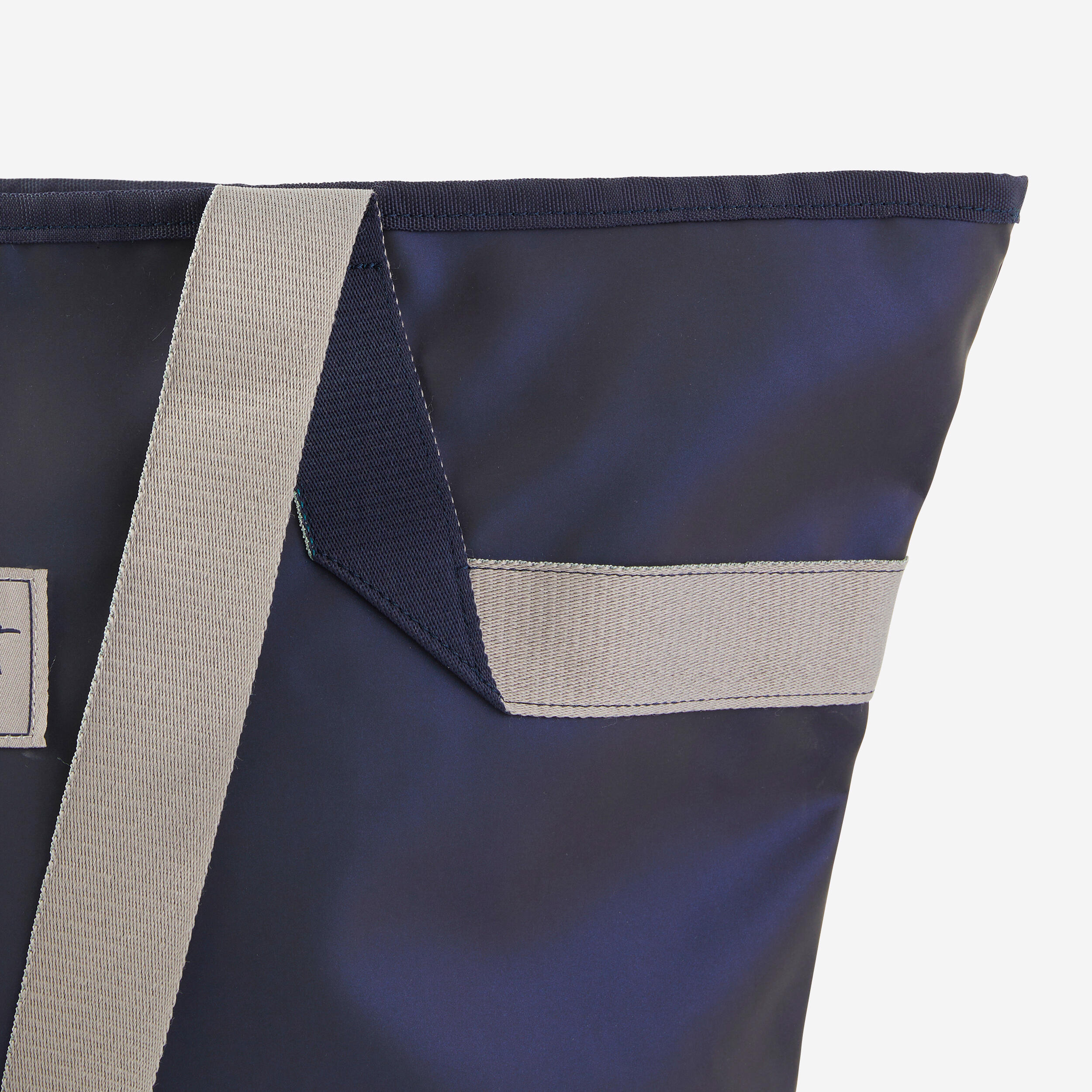 Women's 25L tote bag with pockets - navy blue