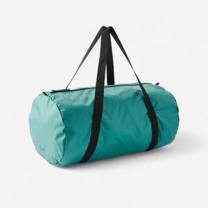 Gym Duffel Bag, Multiple Compartments, Foldable, 30L Capacity - Green
