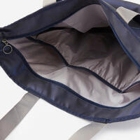 Sac cabas avec poches 25L femme - bleu marine