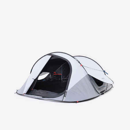 Carpa armado rápido para 3 personas Camping Fresh & Black Quechua blanco