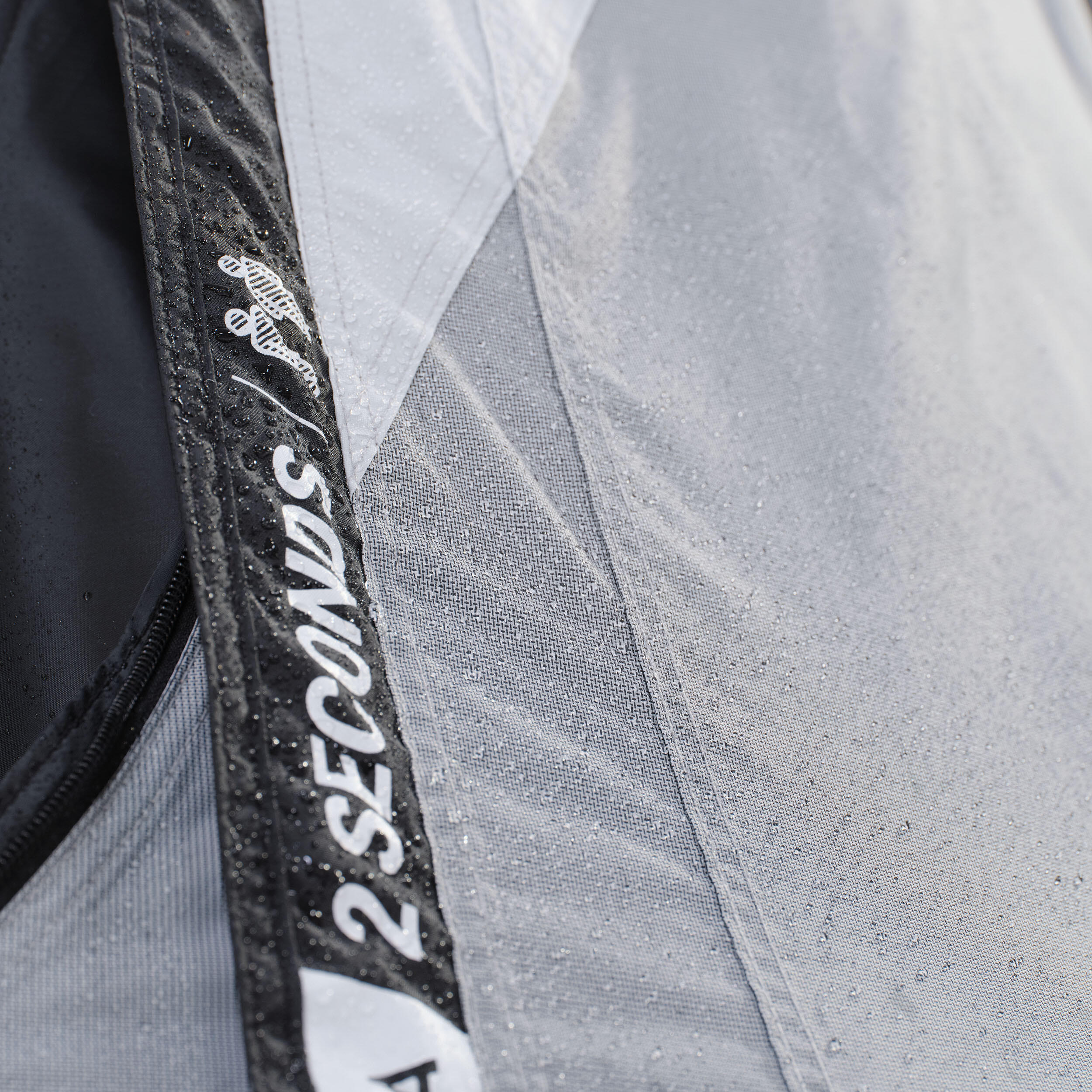 2-Person Camping Tent, 2 Seconds Fresh & Black - QUECHUA