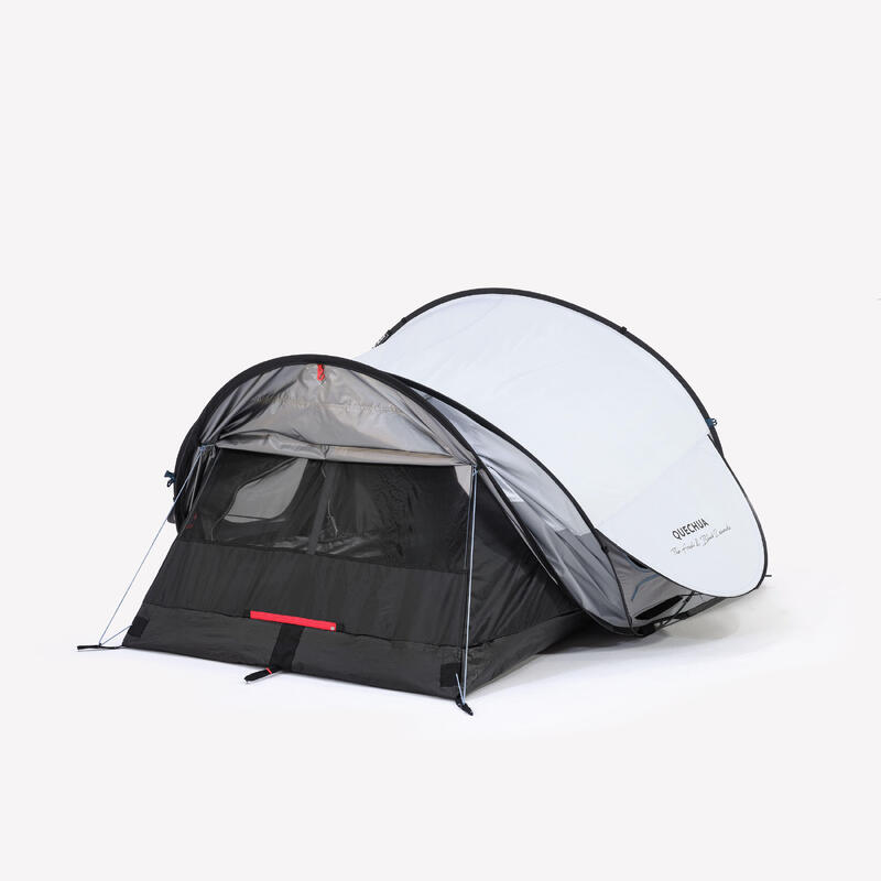 Cort de camping instant 2 locuri, 2 Seconds Fresh & Black