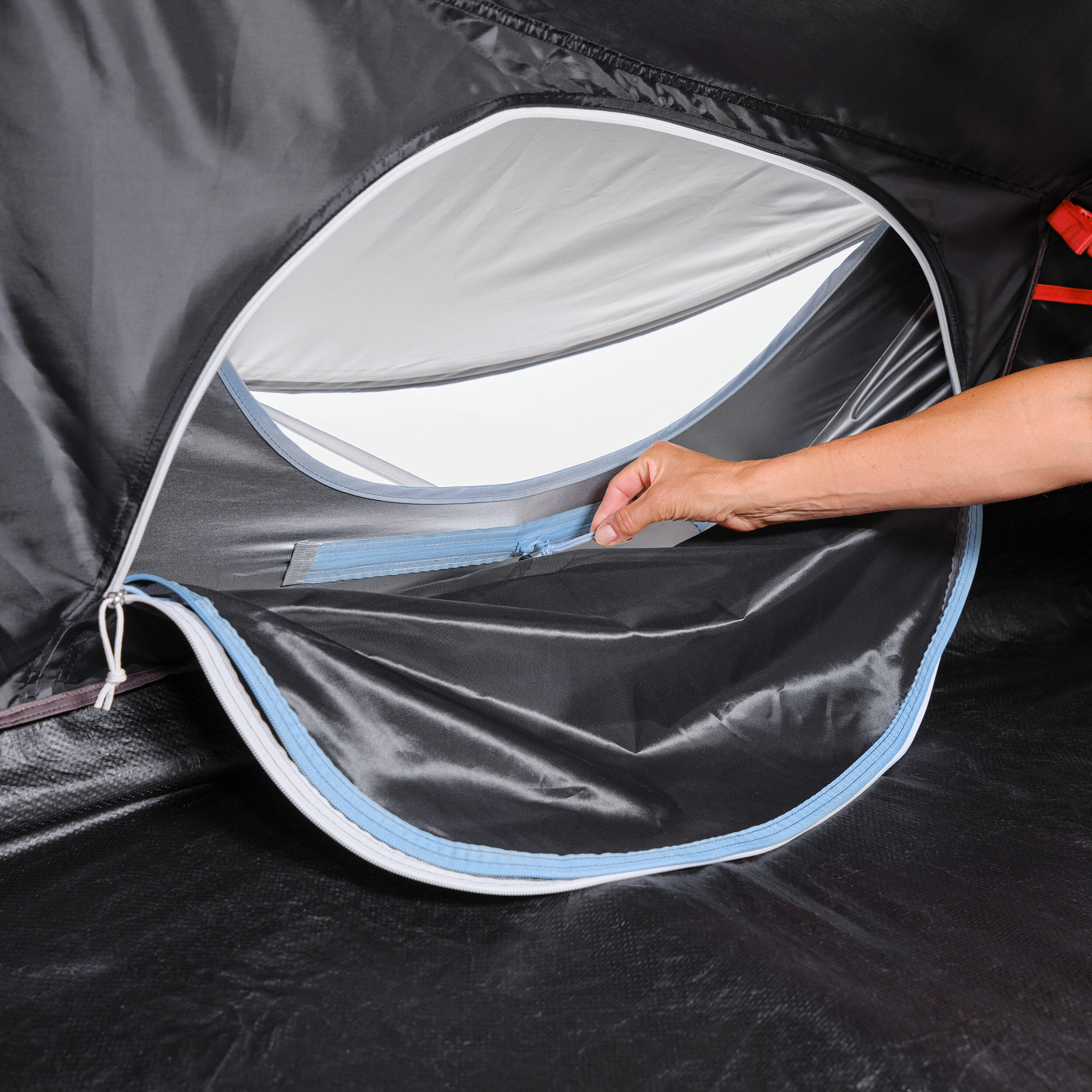 Tente de camping 3 personnes, 2 Seconds Fresh & Black 11/12