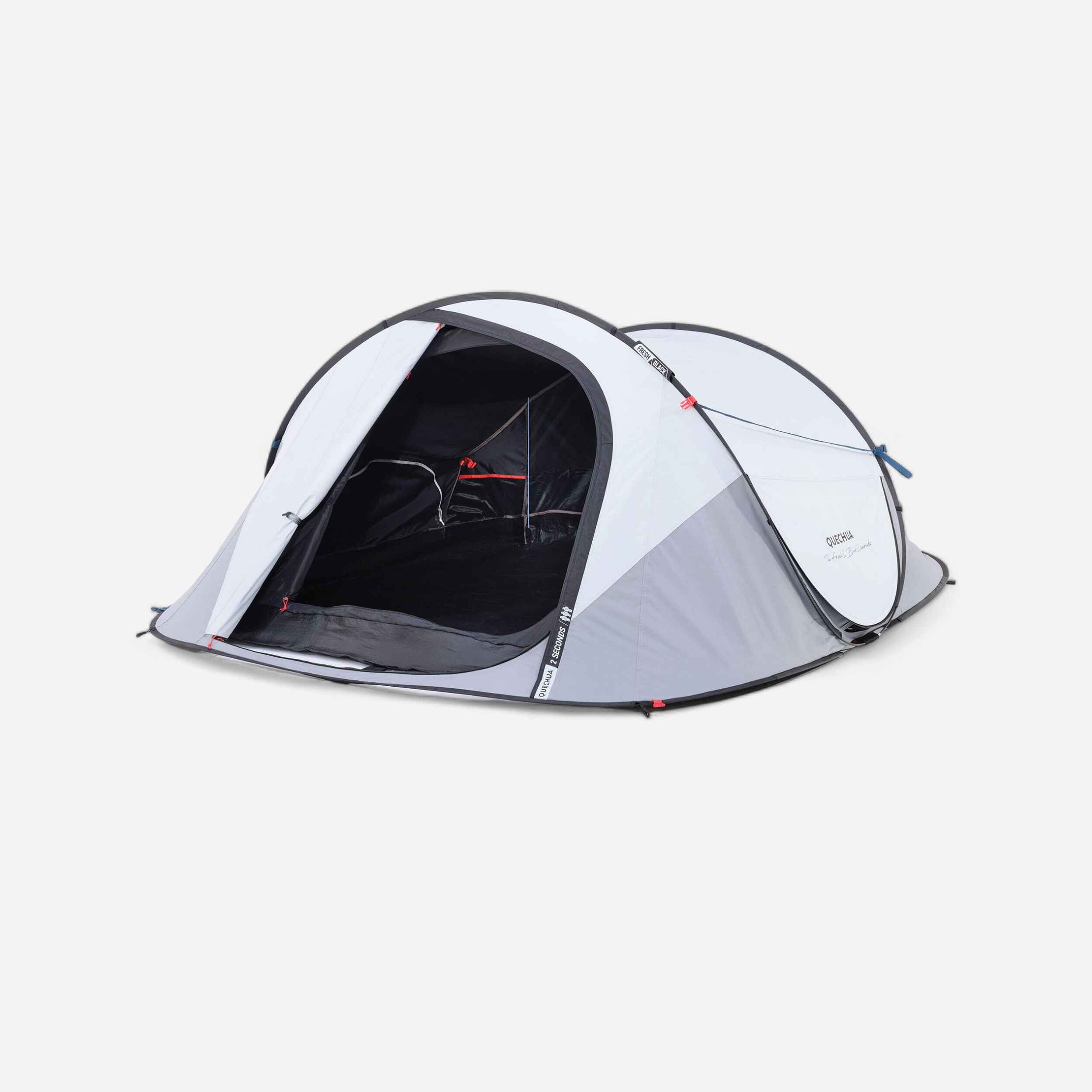 Camping tent 2 seconds - 3-person - fresh&black