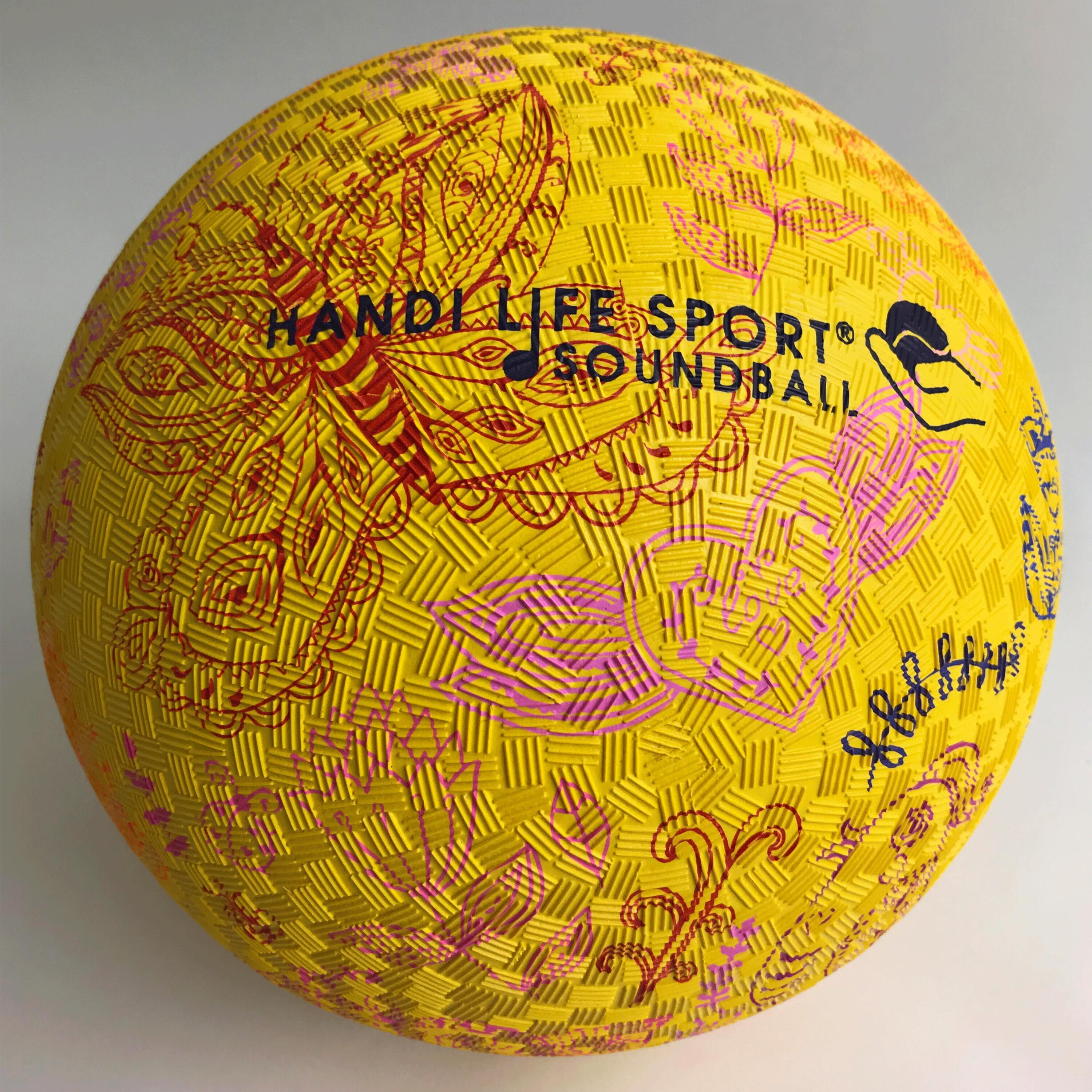Blind Football Sound Ball Size 5 - Butterfly 2/6