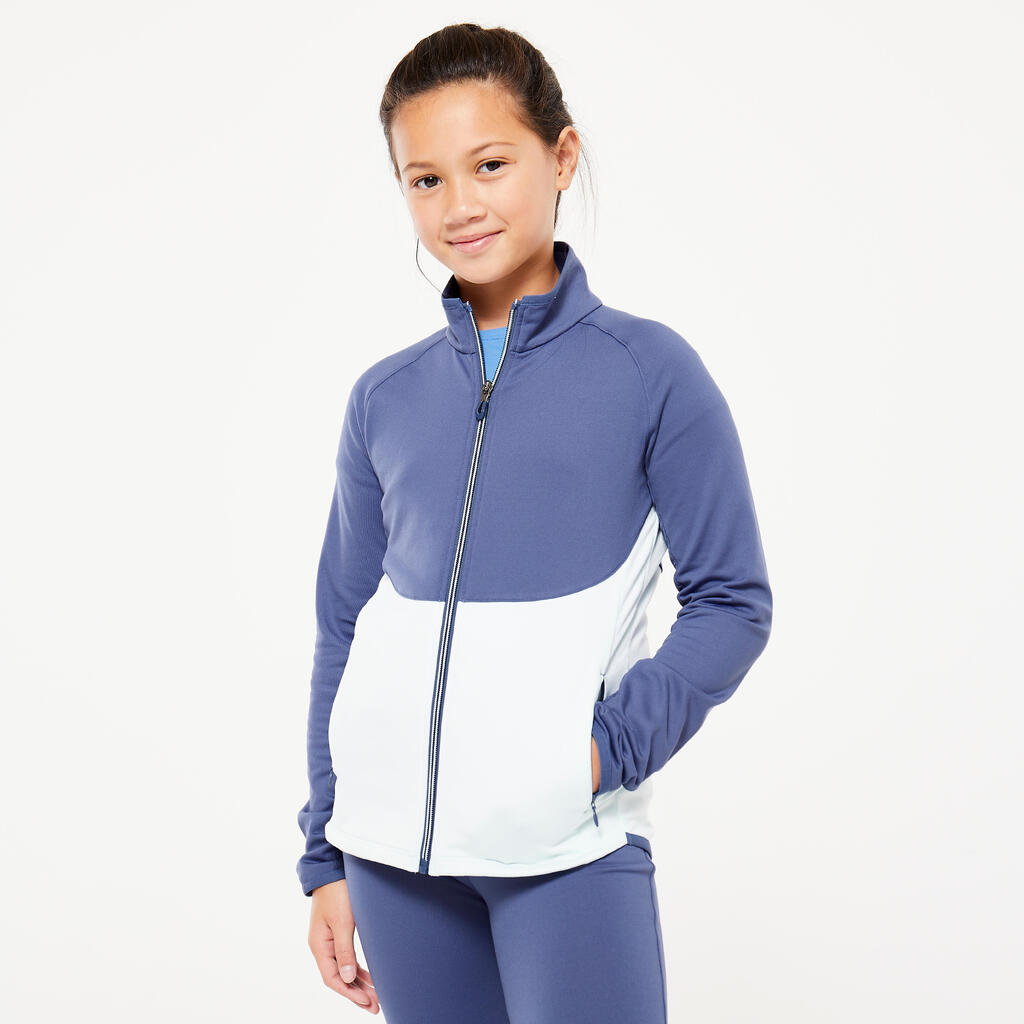 Conjunto deportivo transpirable azul y menta para niños S500
