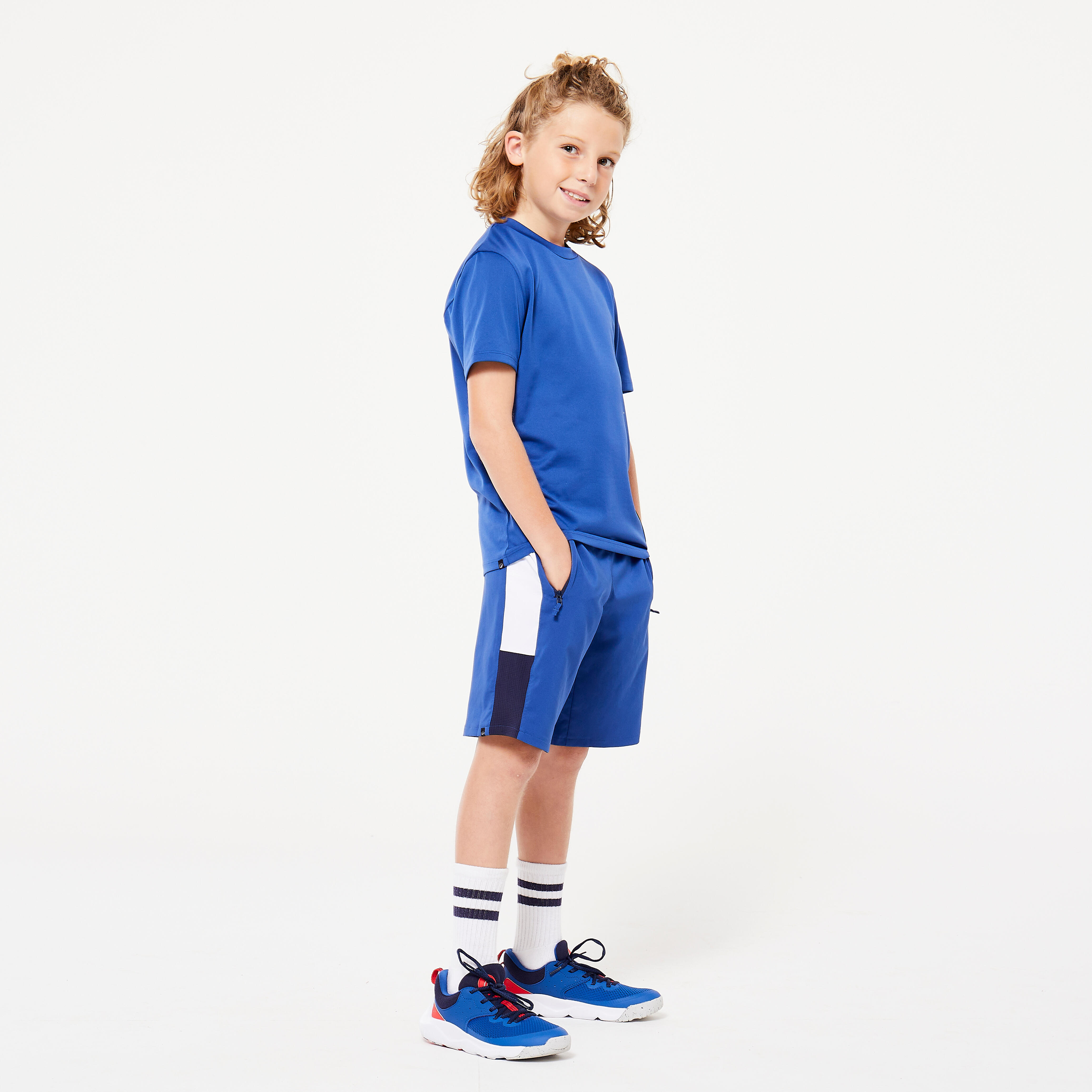 Breathable children's T-shirt - blue