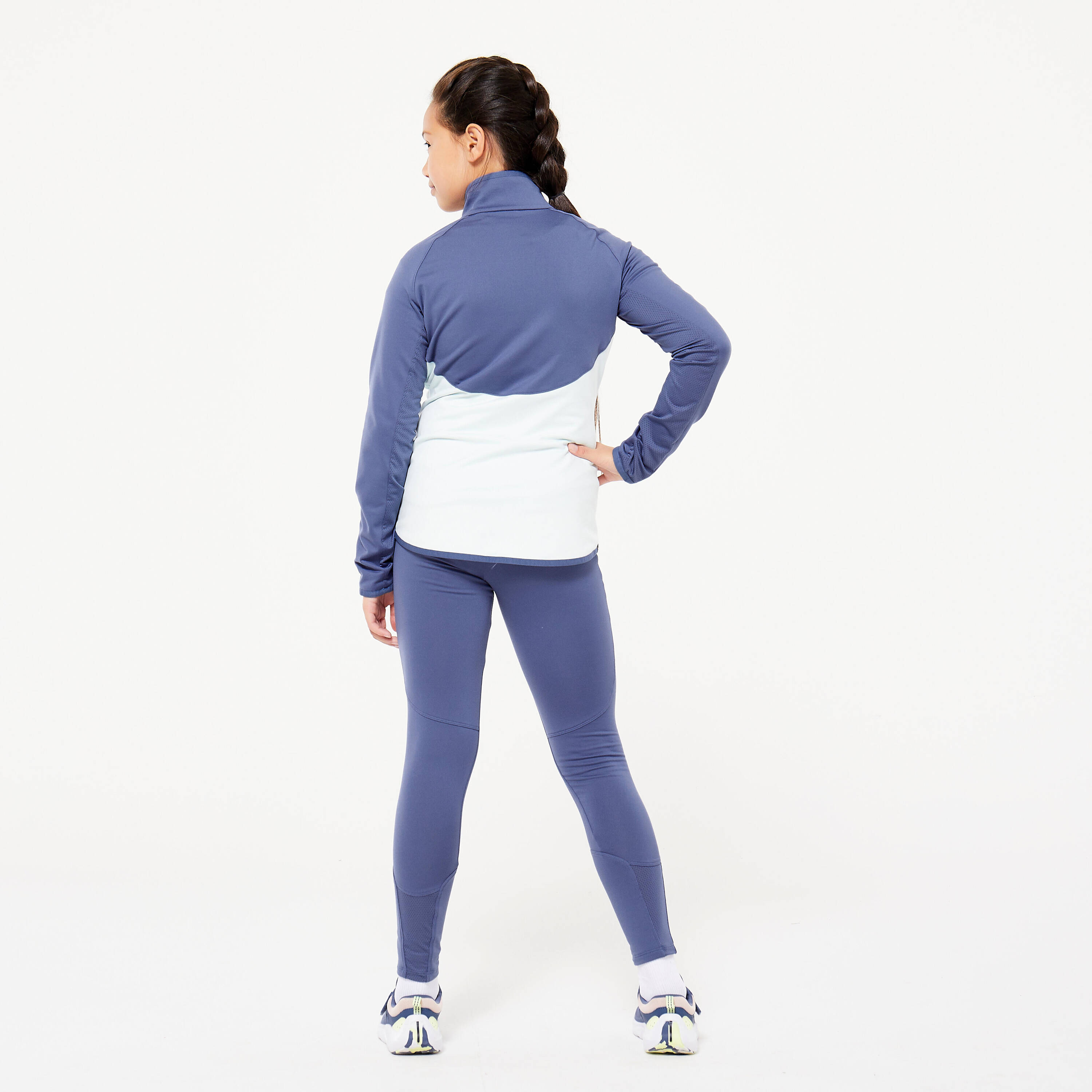 Kids' Breathable Tracksuit - Blue/Light Green -  5