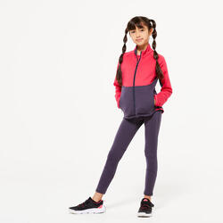 Chándal Niños Negro Rosa Transpirable