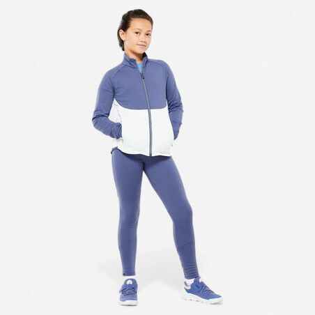 Conjunto deportivo transpirable azul y menta para niños S500