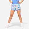 Girls' 2-in-1 Shorts - Blue / Multicoloured