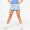 Girls' 2-in-1 Shorts - Blue / Multicoloured