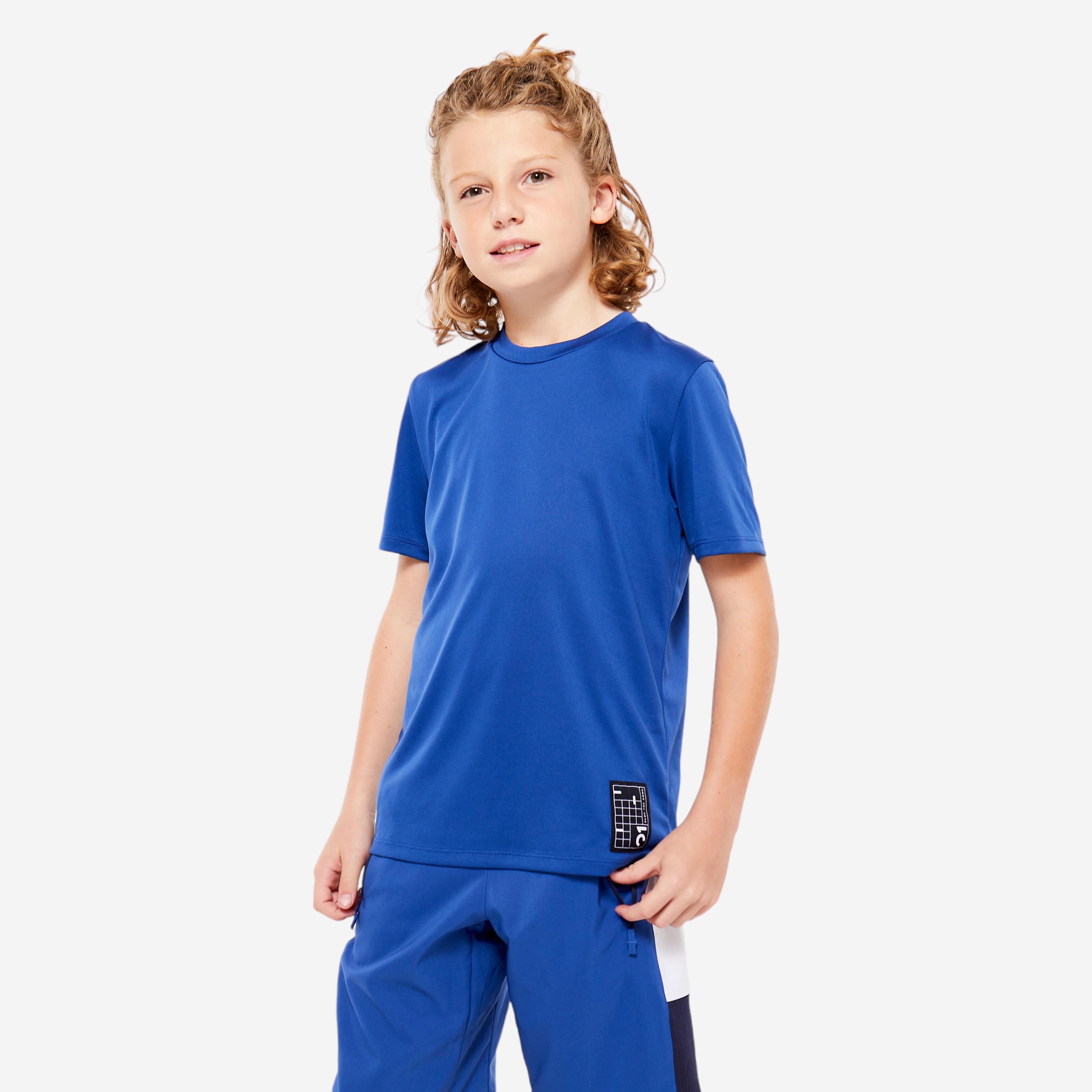 Breathable children's T-shirt - blue