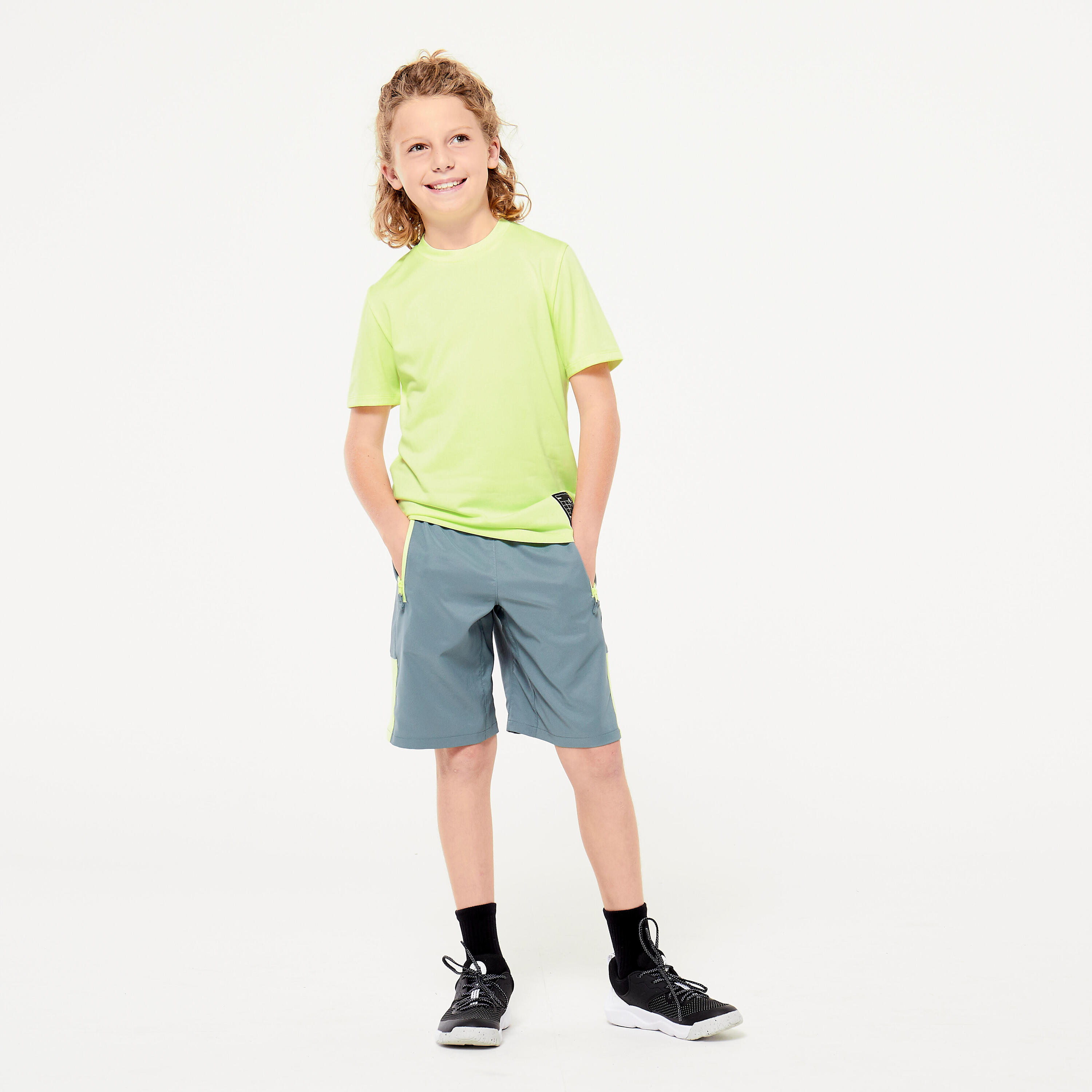 Kids' Breathable T-Shirt - Yellow 2/4