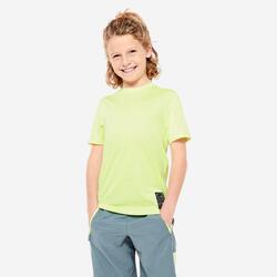 Technisch T-shirt kinderen geel