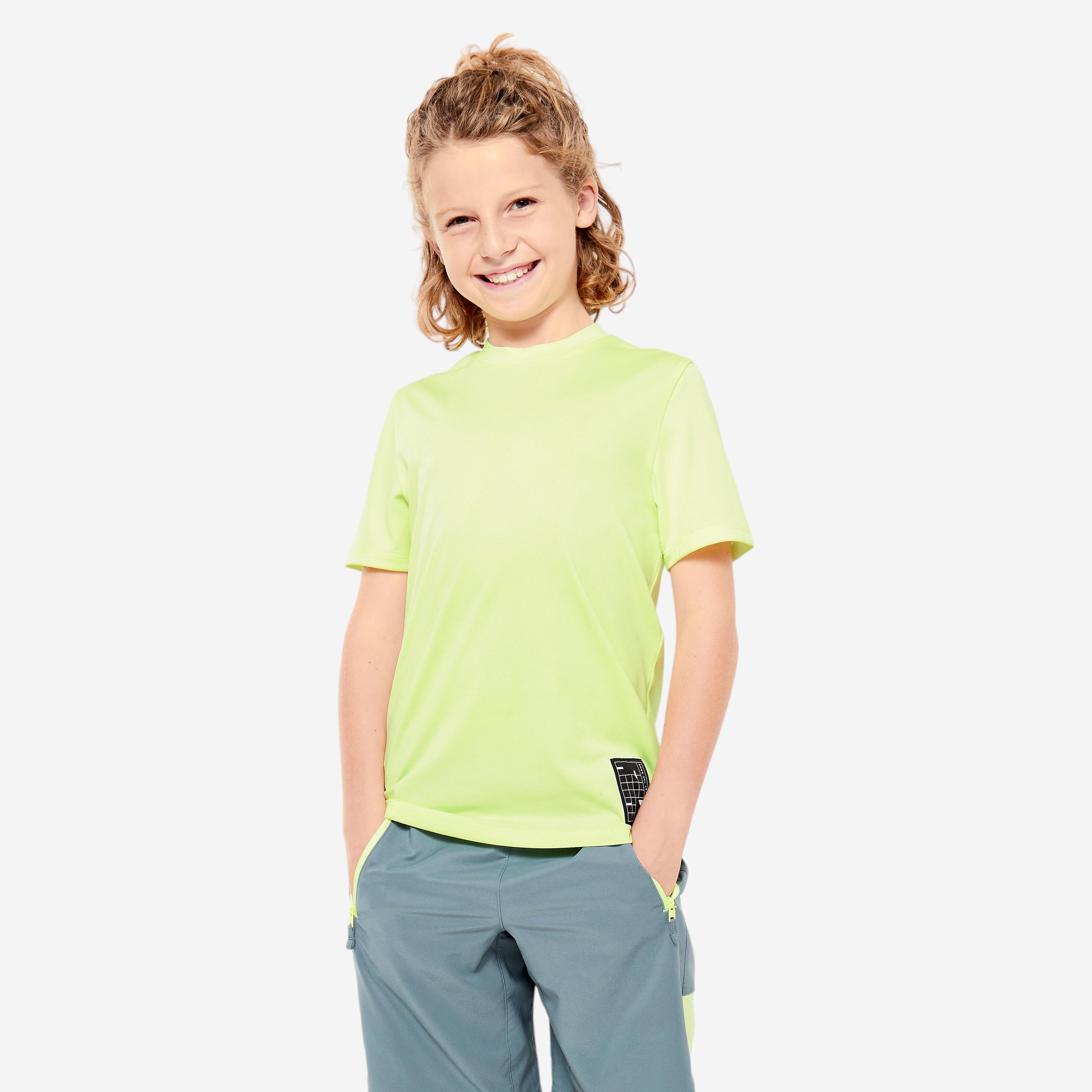 Breathable children's T-shirt - yellow