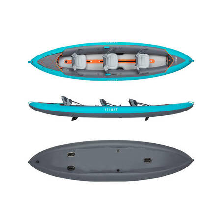 Inflatable 2/3 person touring Kayak High-pressure Bottom - X100+