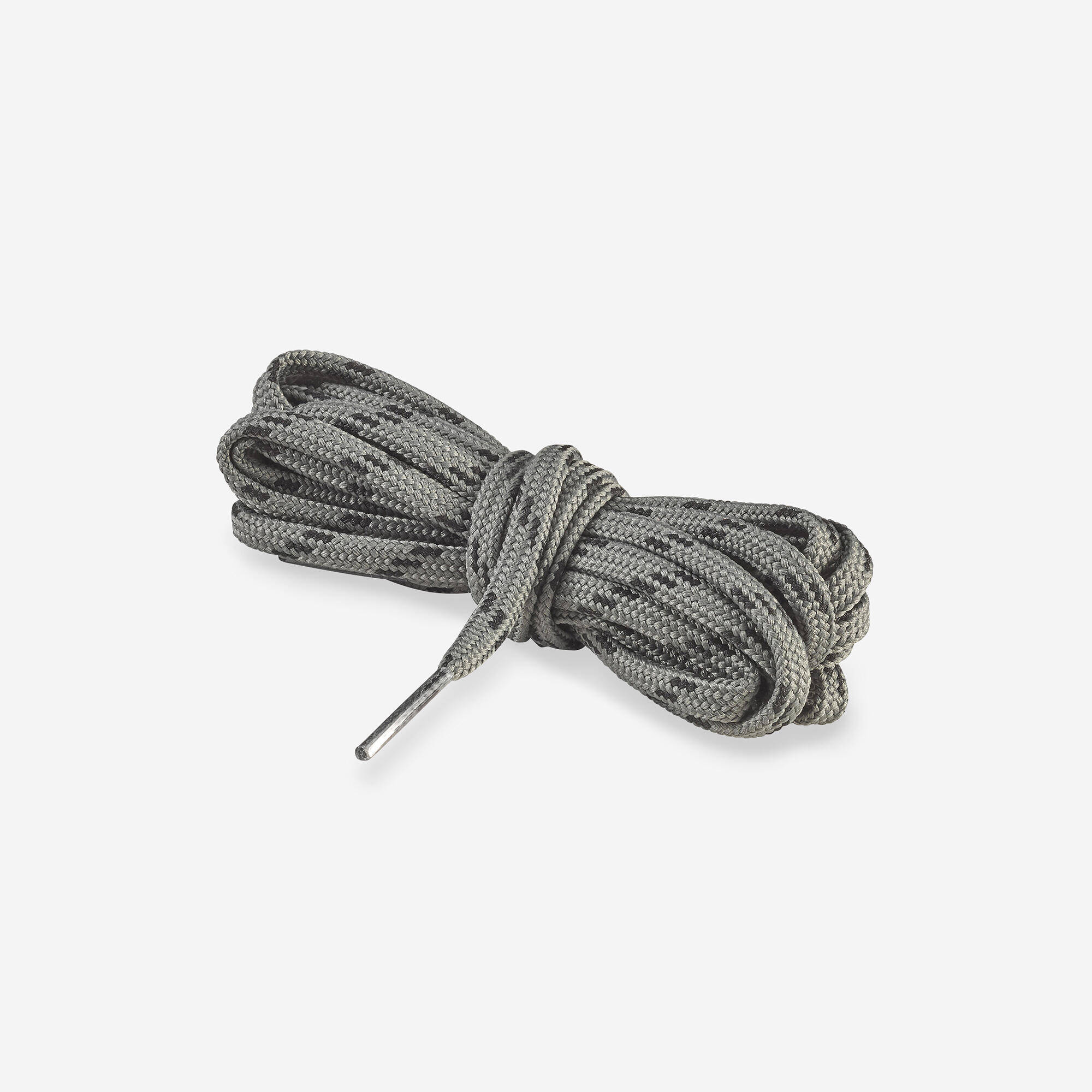 Flat Shoelace with Water-Resistance 90cm to 170cm Khaki Grey