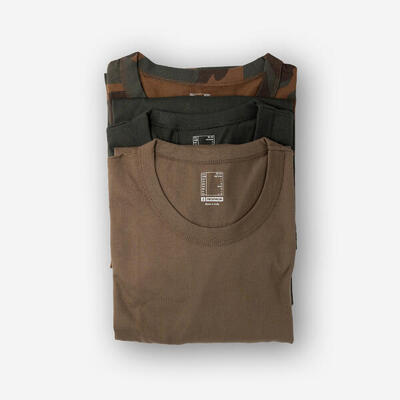 Set van 3 stevige t-shirts voor de jacht