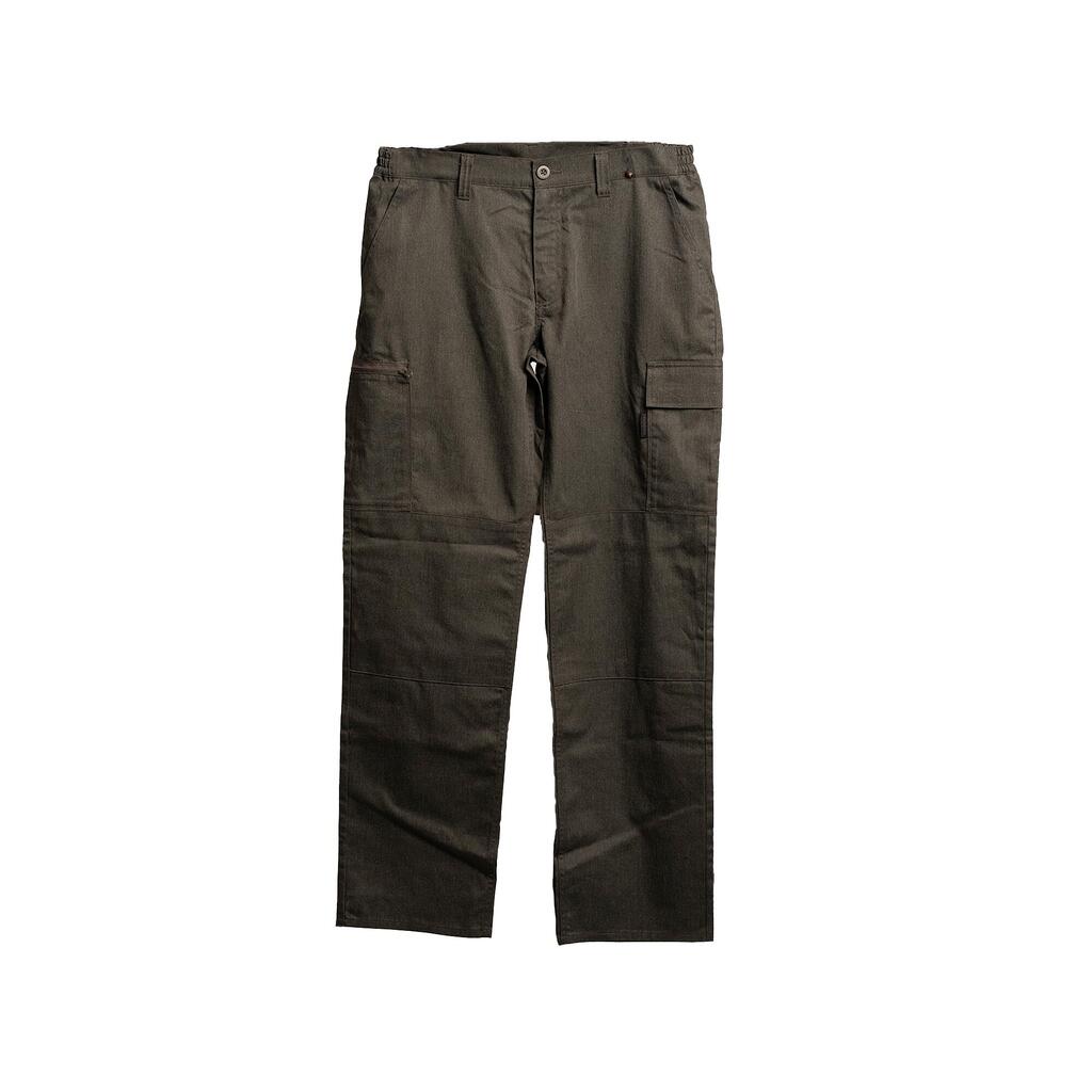 Resistant cargo trousers steppe 300 green marl