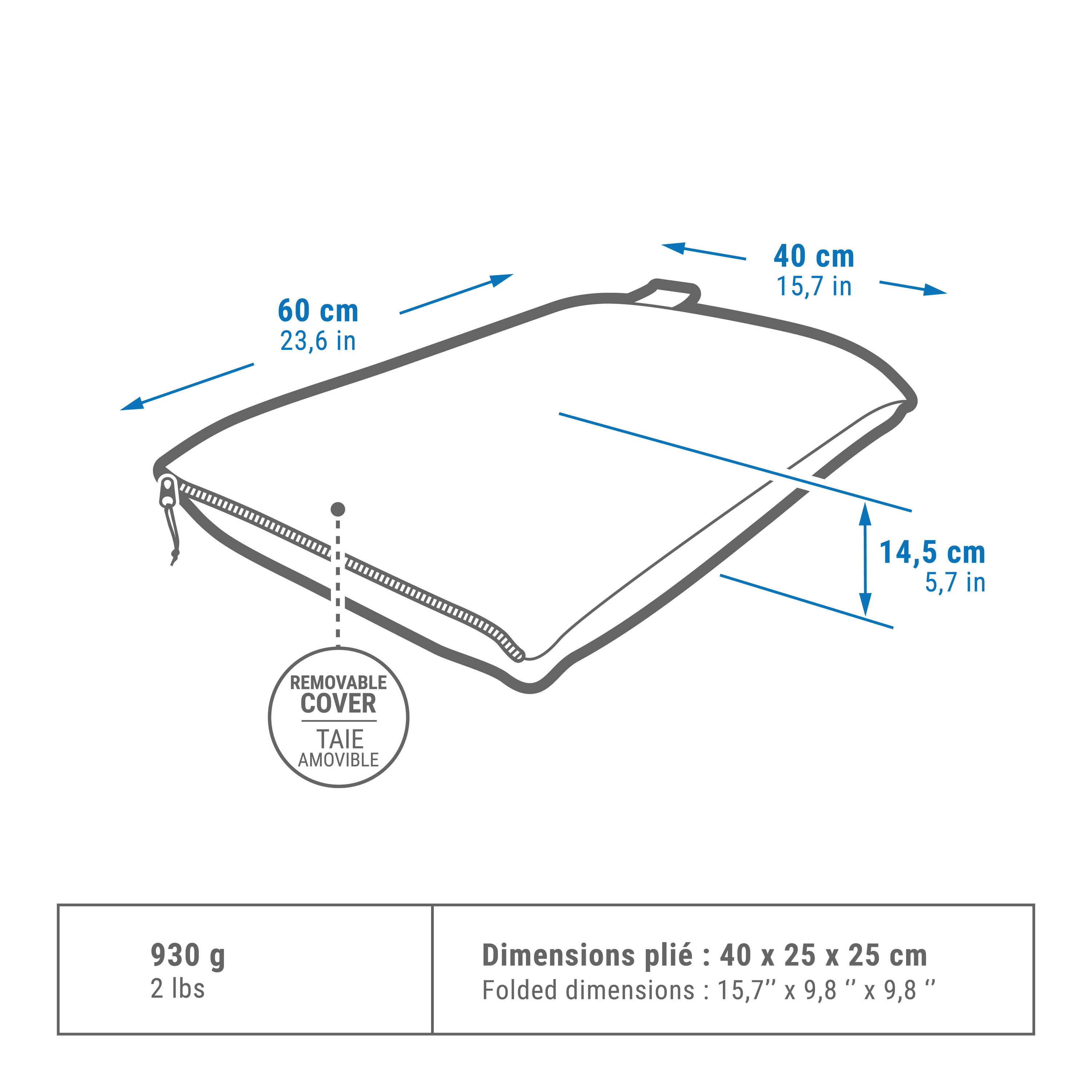 Oreiller de camping – TG Ultim Comfort 2/6