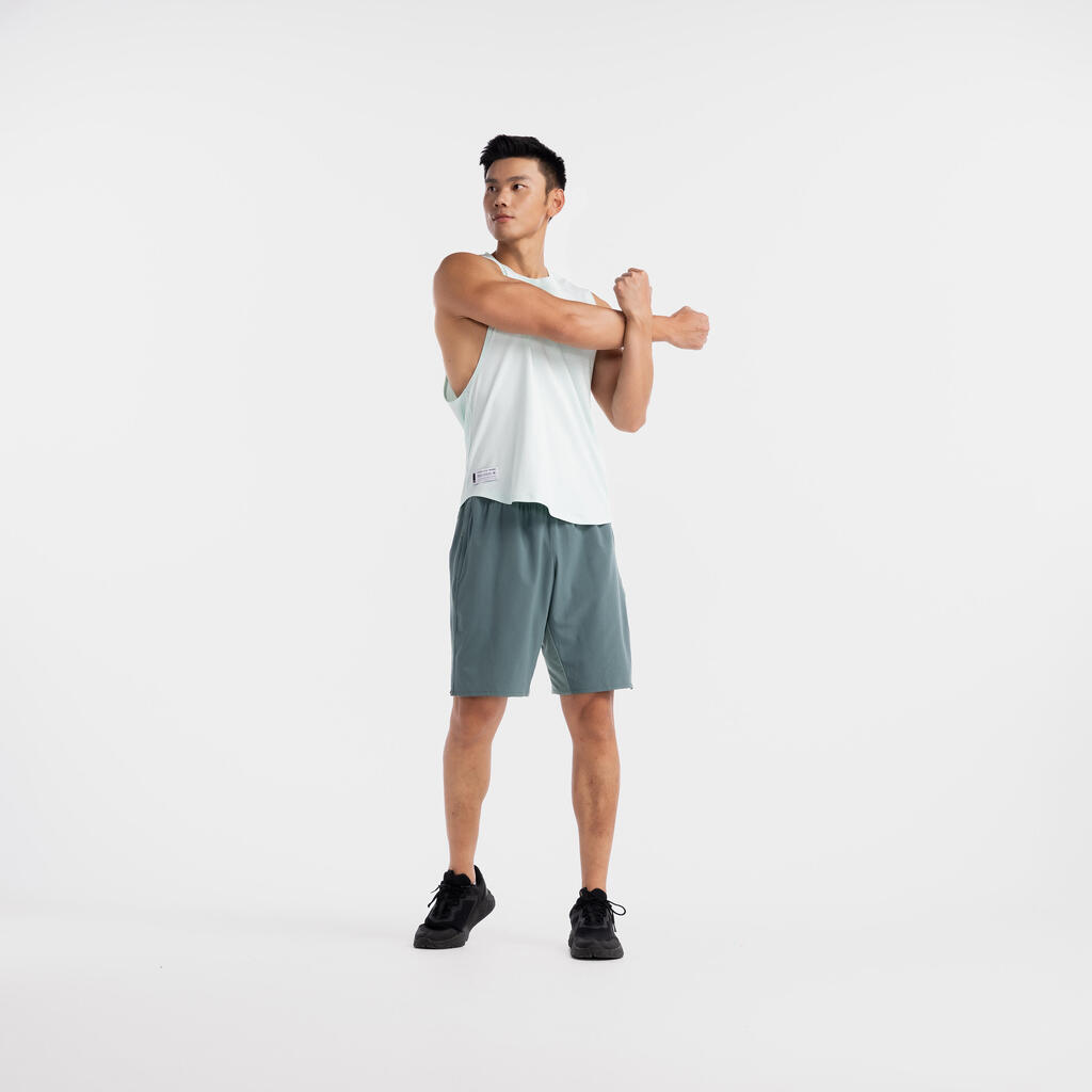 Men Fitness SHORTS CARDIO TRAINING 500-cèdre gelé