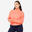 Kadın Mercan Rengi Uzun Kollu Sweatshirt 120 - Fitness Kardiyo