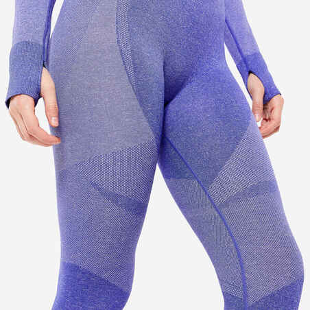 Leggings Fitness 900 Azul Índigo Intenso Sin Costuras