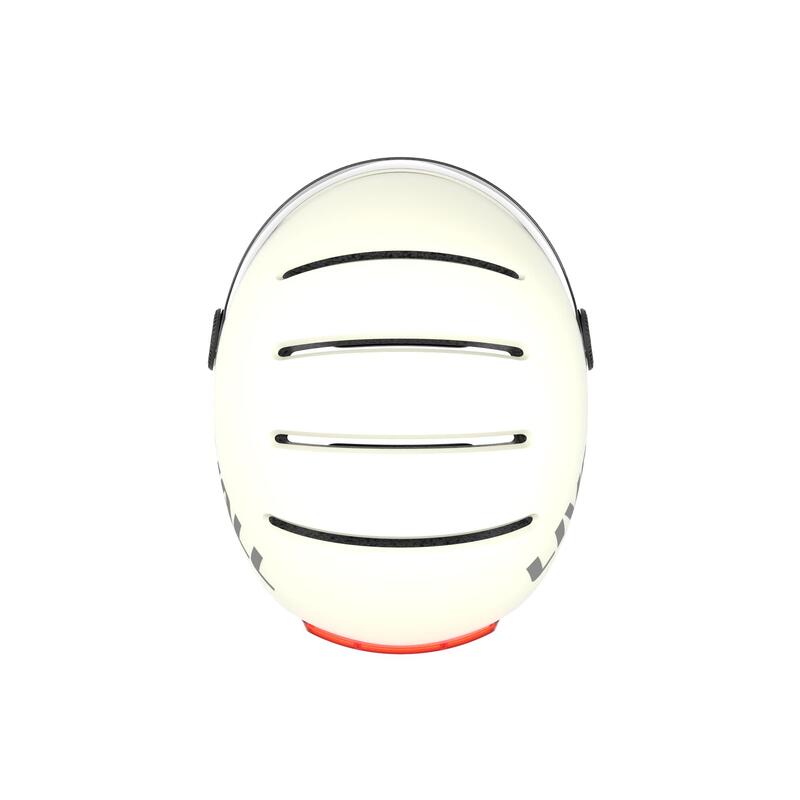 Casco Urban Livall Smart Bianco Luci STOP L23