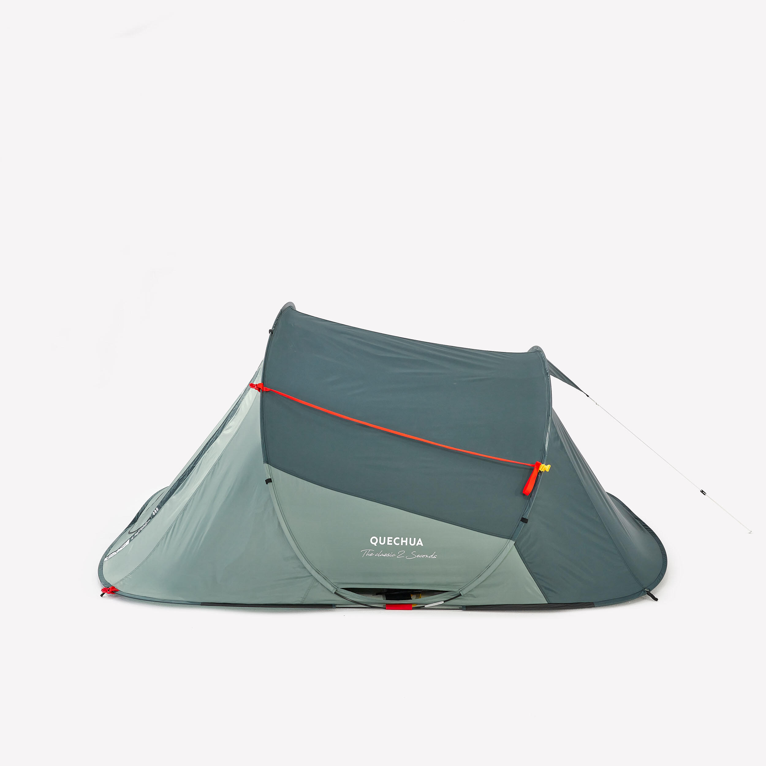 Instant Pop-up Kampeertent 4 Personen, Automatische Familiereistent Dubbellaags Waterdichte Tent, Draagbare Ultralichte Zonneschermtent Geschikt voor Bergbeklimmende Vissen