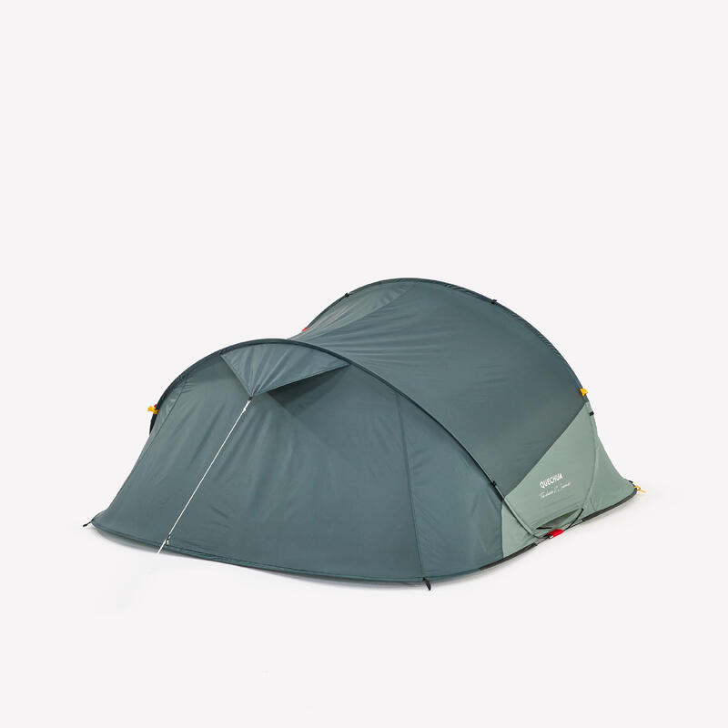Cort de camping instant 3 locuri, 2 Seconds verde