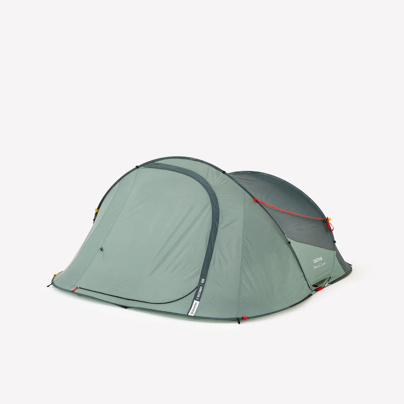 Second Hand - Tenda campeggio 2 SECONDS verde | 3 persone - BUONO