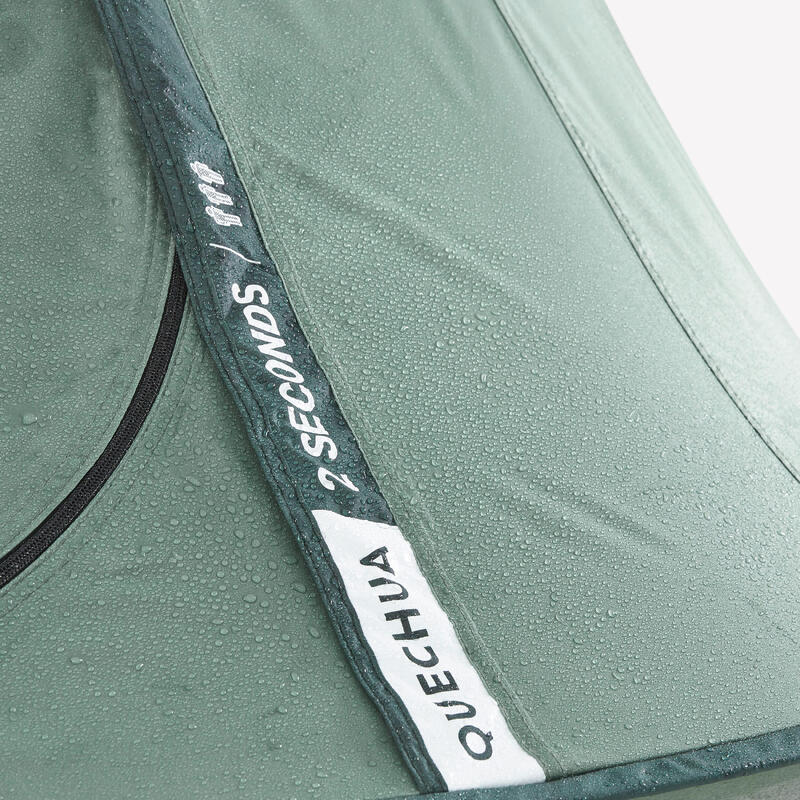 Second Hand - Tenda campeggio 2 SECONDS verde | 3 persone - BUONO