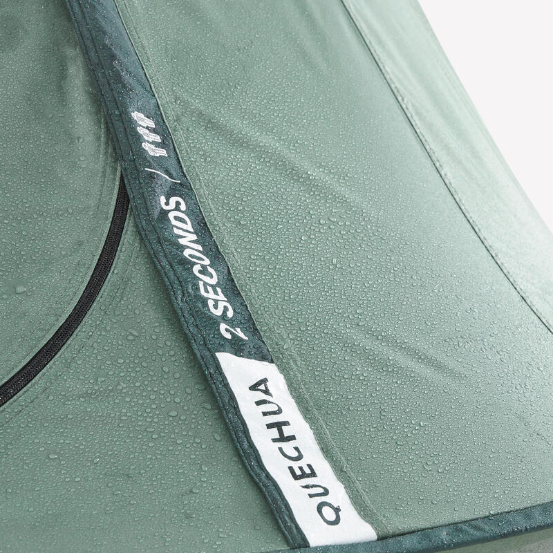 Tenda campeggio 2 SECONDS verde | 3 persone