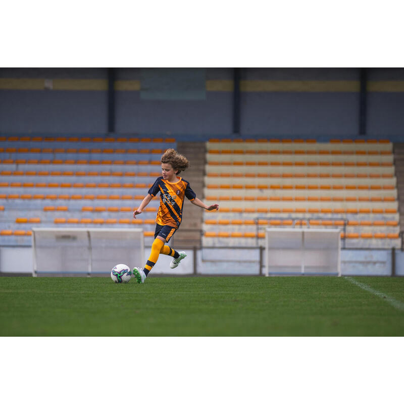 Camisola de Futebol criança KIDS TIGRE manga curta Laranja e Azul 