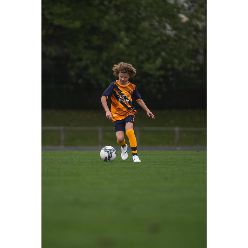 Chaussettes de Football KIDS orange et marine