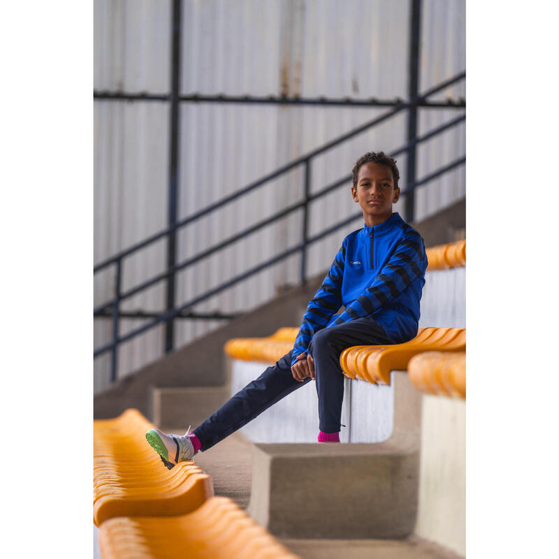 Çocuk Futbol Sweatshirt - Lacivert/Mavi - Viralto