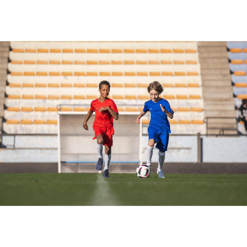 Maillot de Football enfant manches courtes ESSENTIEL Bleu