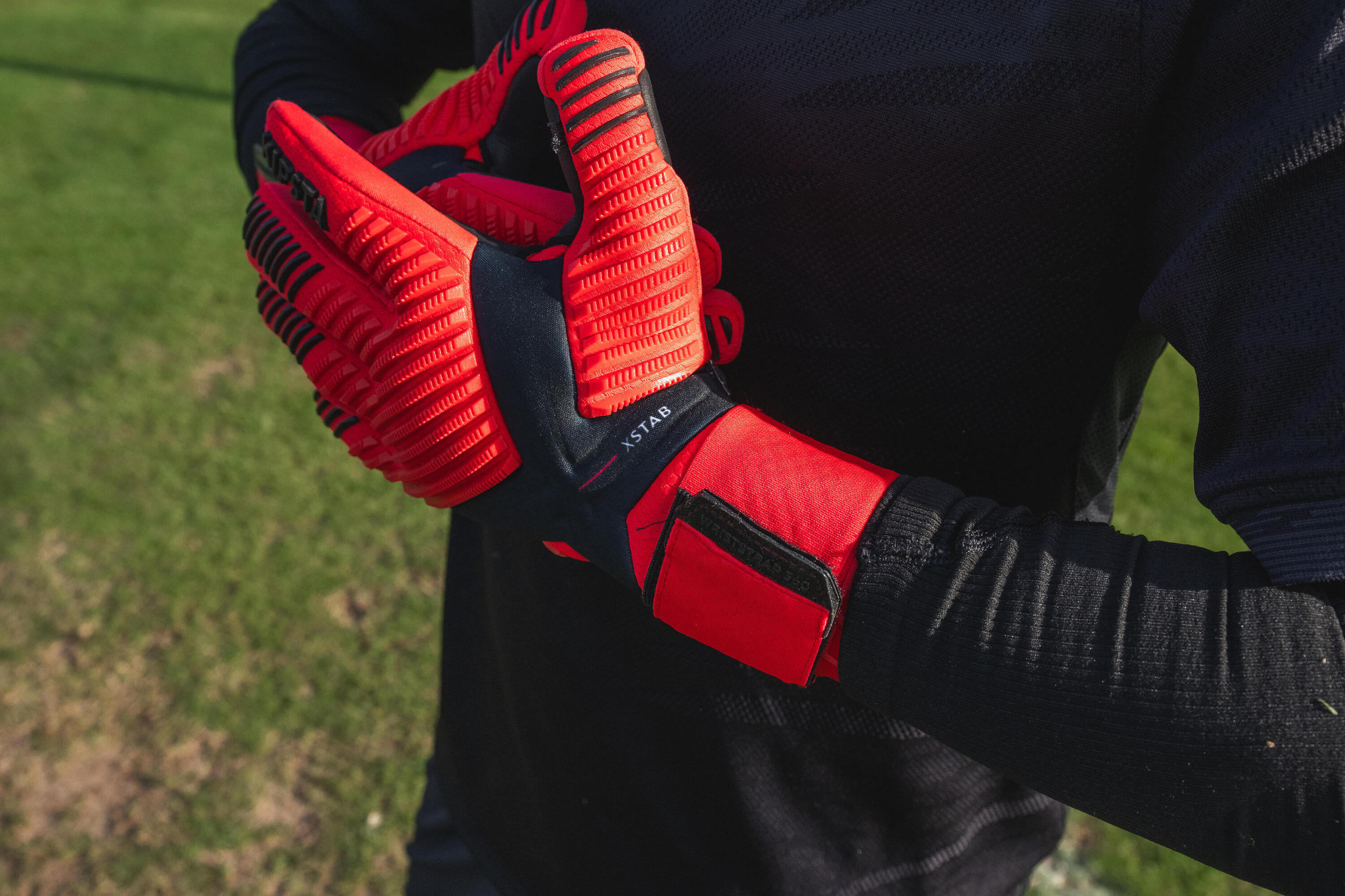 Torhüter-Handschuh CLR f900 rot 10/15