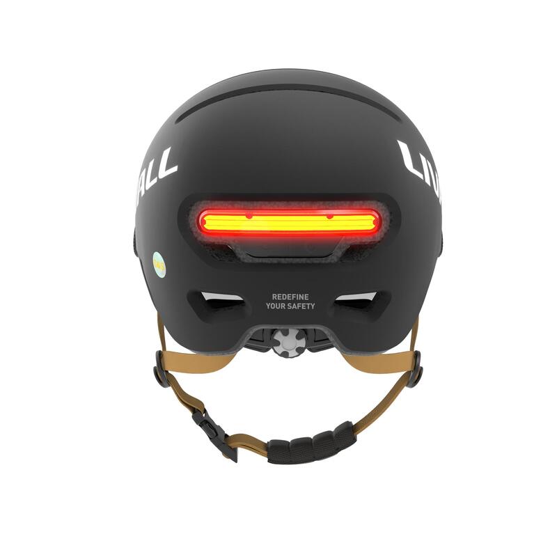 Casco Urban Livall Smart Nero Luci STOP L23