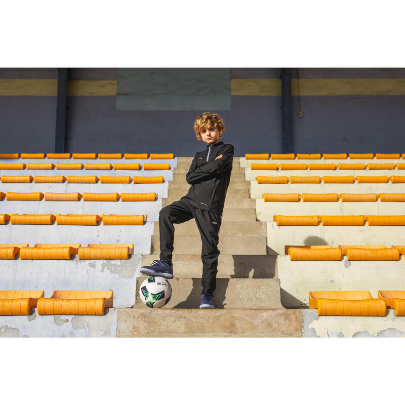 Pantalon de football  VIRALTO JR Noir et Parme