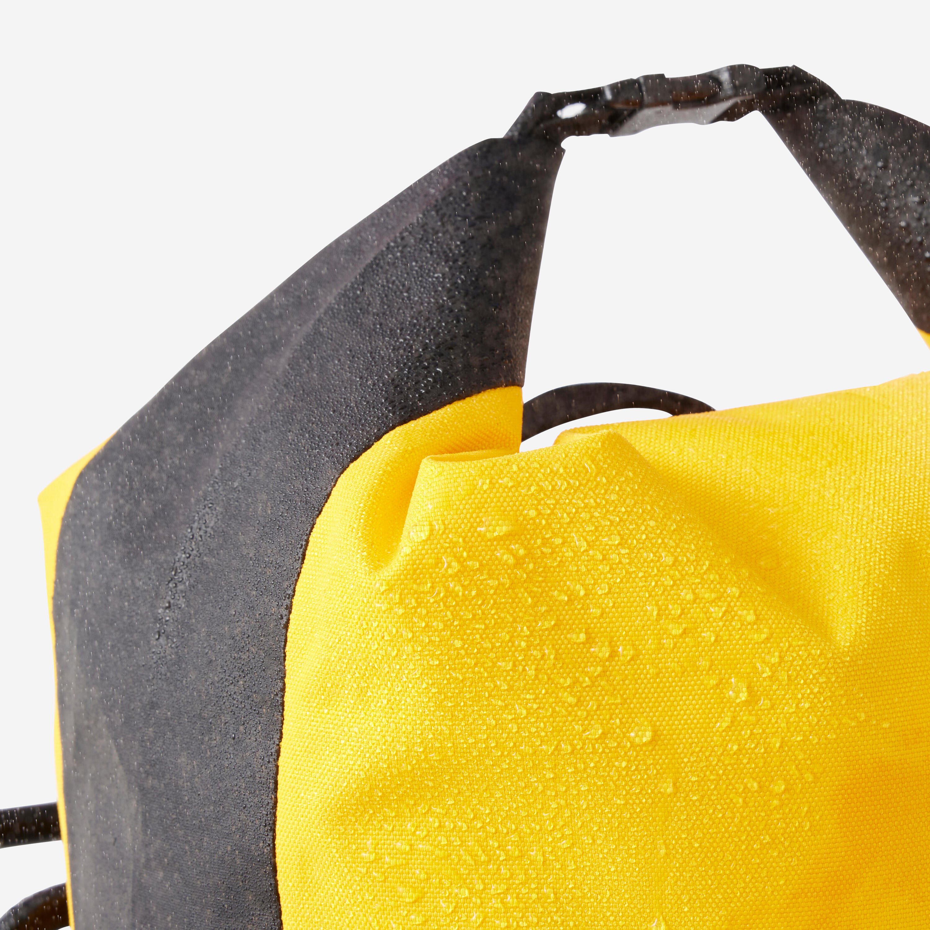 20 L Waterproof Bike Bag for Pannier Rack 500 - Yellow 6/6