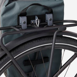 20 L Waterproof Pannier Rack Bike Bag 500 - Dark Grey