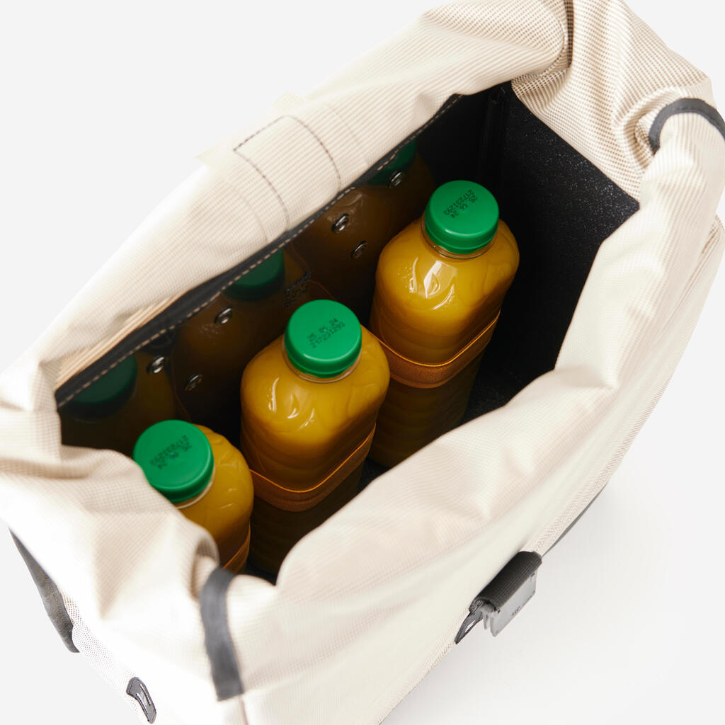 Crna biciklistička dvojna torba 500 (20 l)