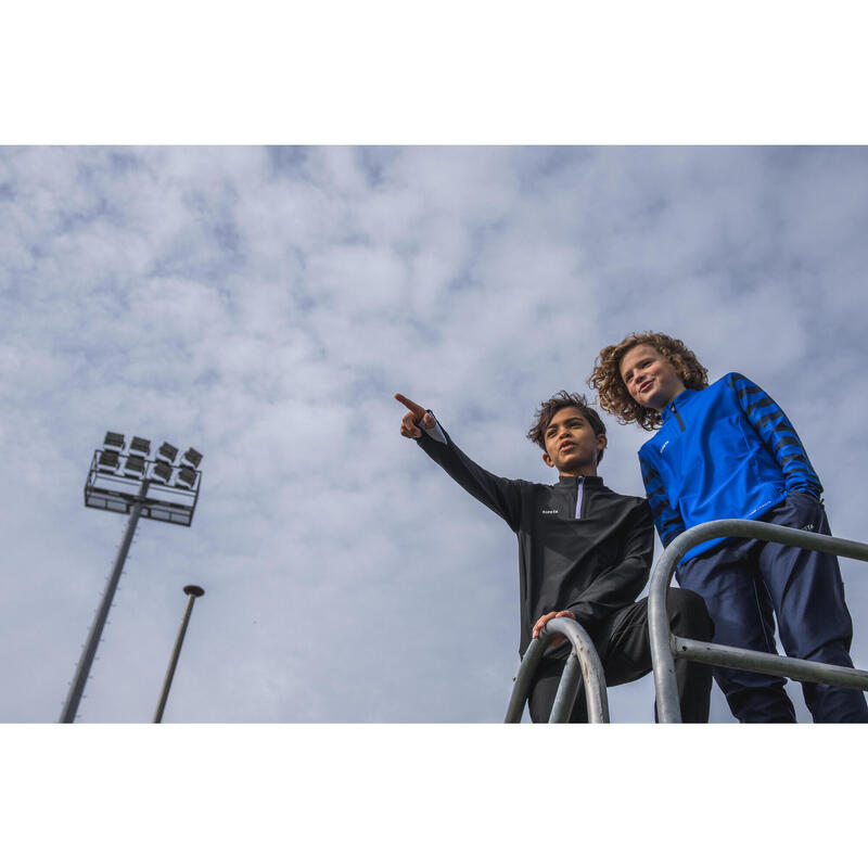 Pantalon de football  VIRALTO JR Noir et Parme