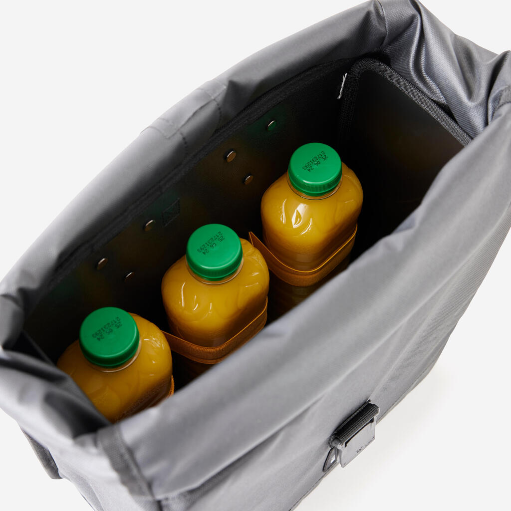 Crna biciklistička dvojna torba 500 (20 l)
