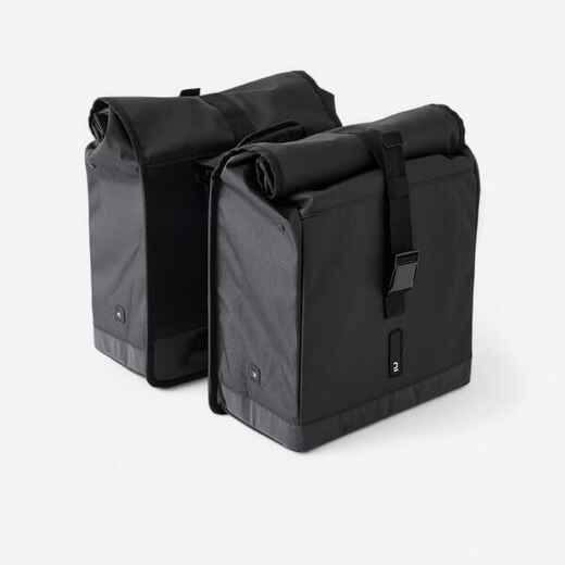 
      Bolsa de ciclismo doble para bici negra 2 x 20 L 500
  