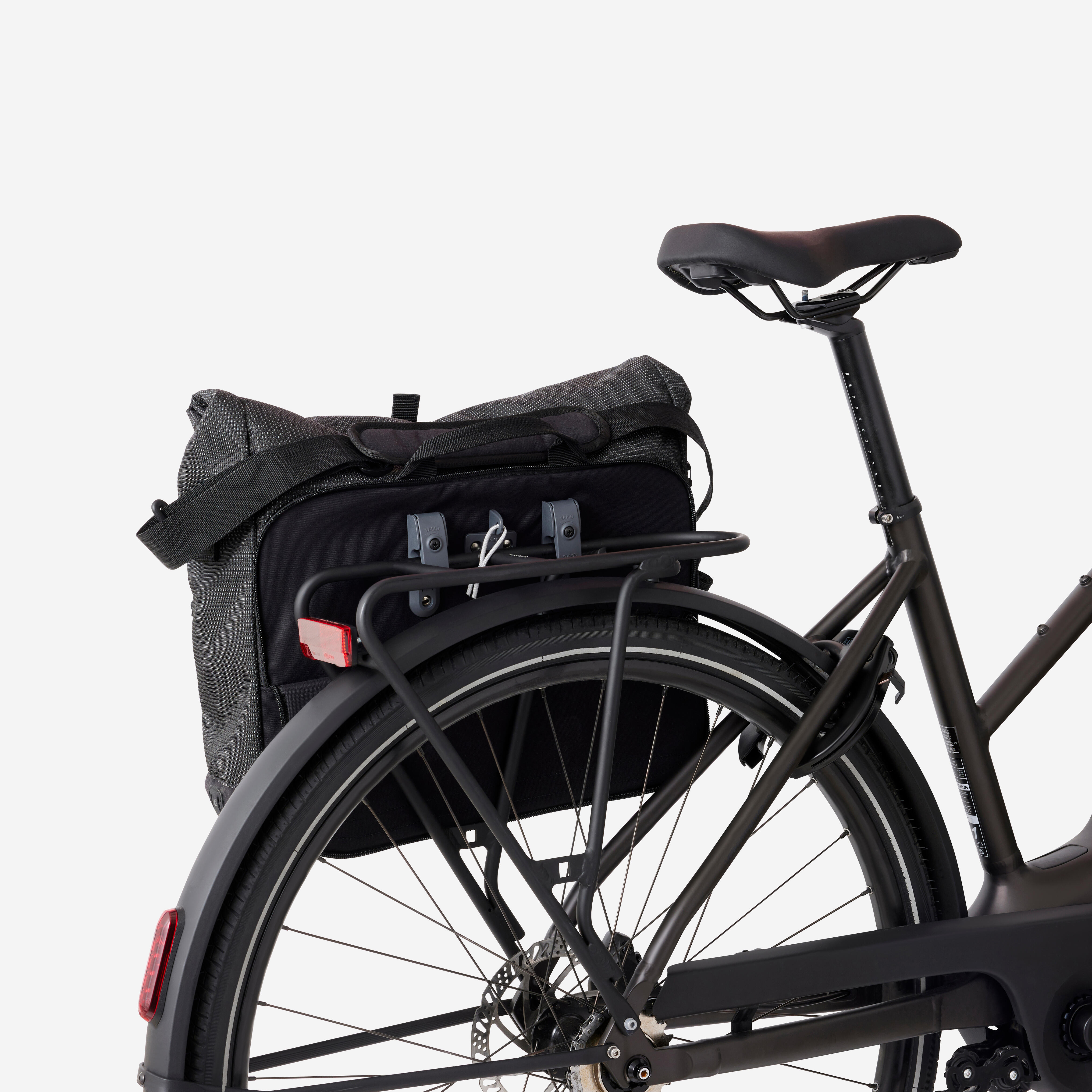 20-LITER REFLECTIVE BICYCLE SADDLEBAG